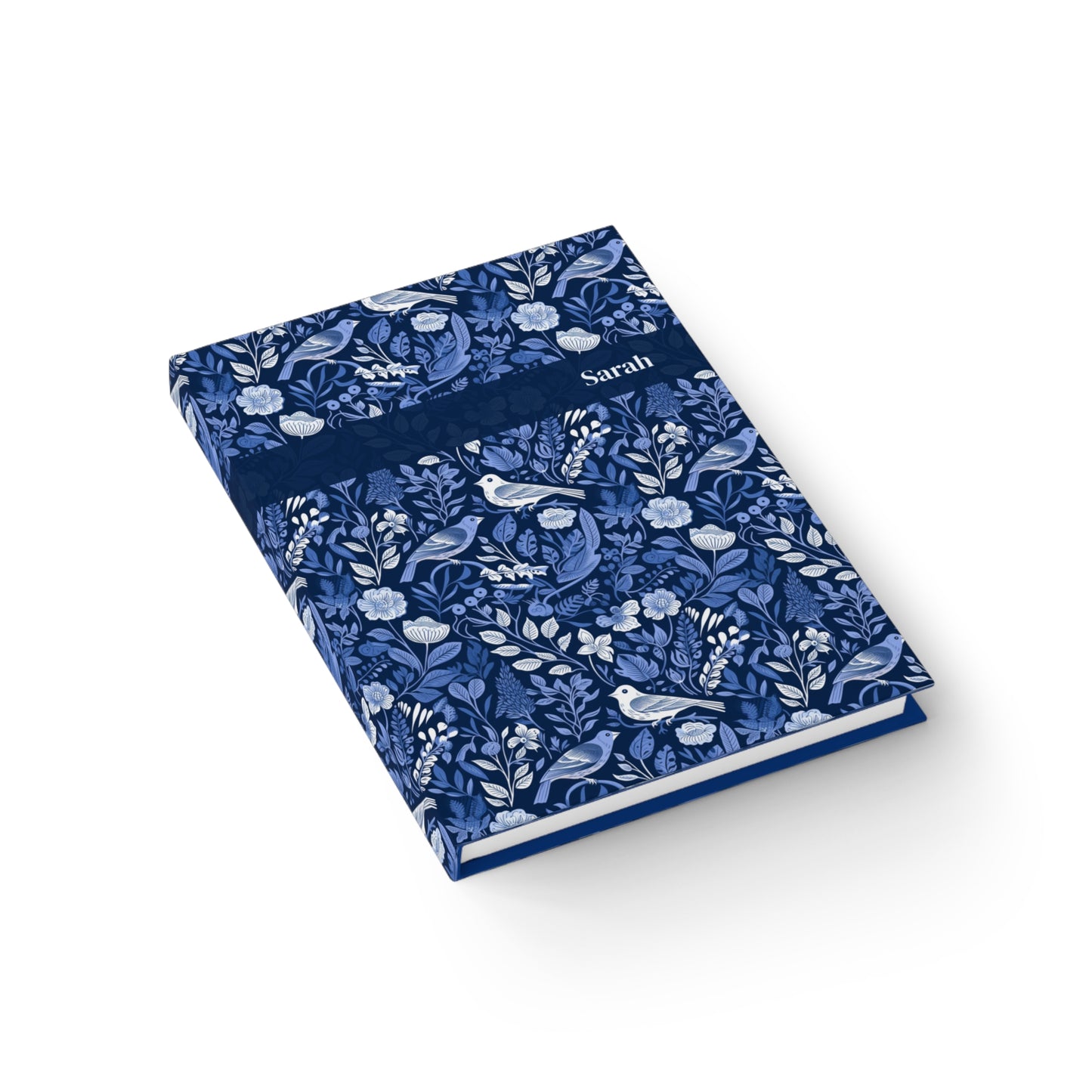 Birds In Blue Journal - Ruled Line