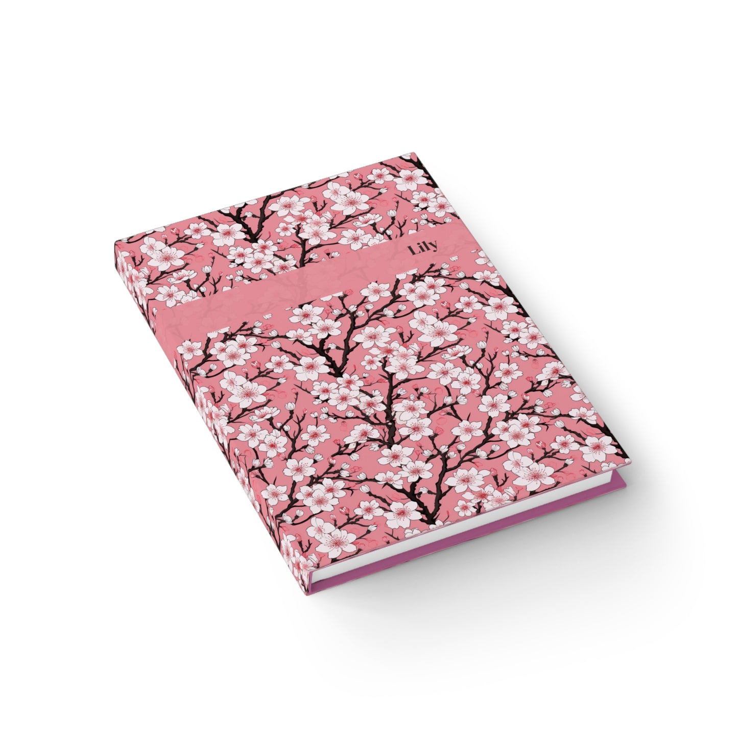 Cherry Blossom Pink Journal - Ruled Line