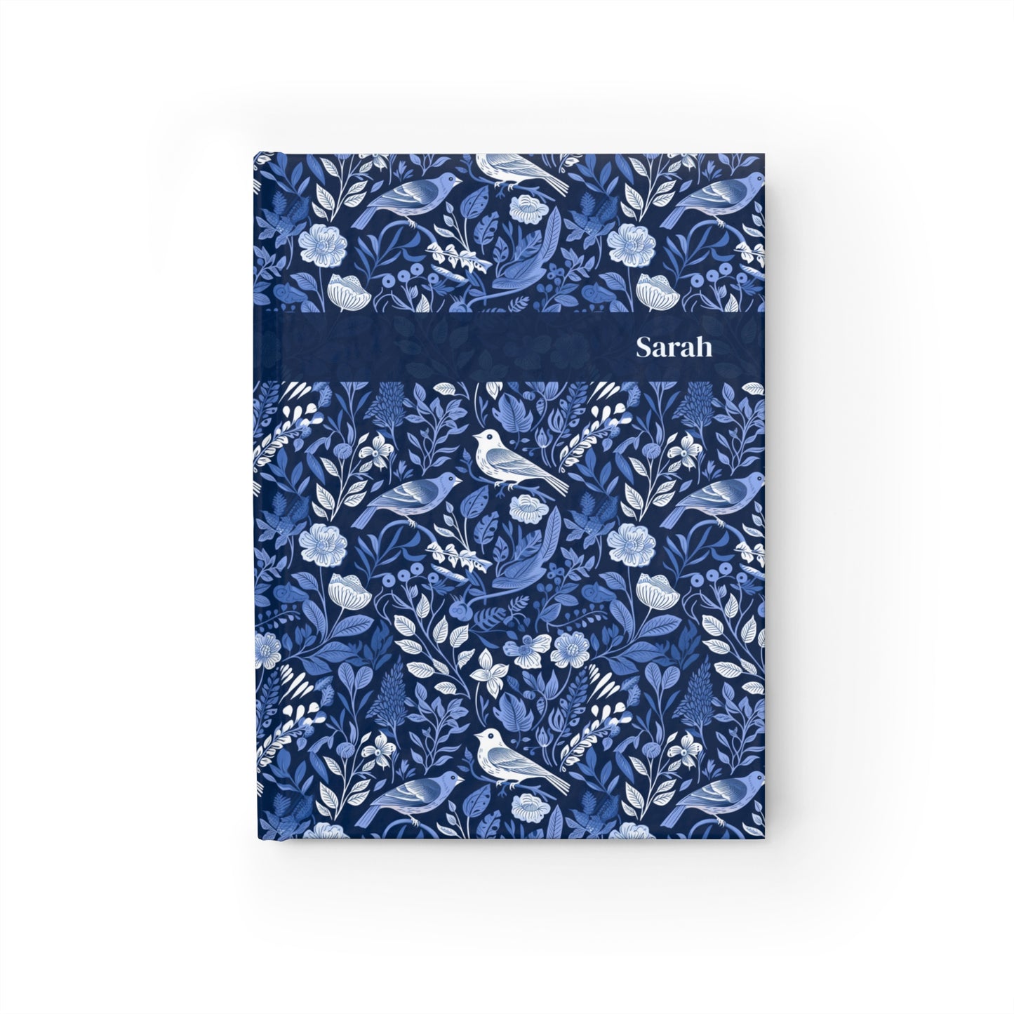 Birds In Blue Journal - Ruled Line