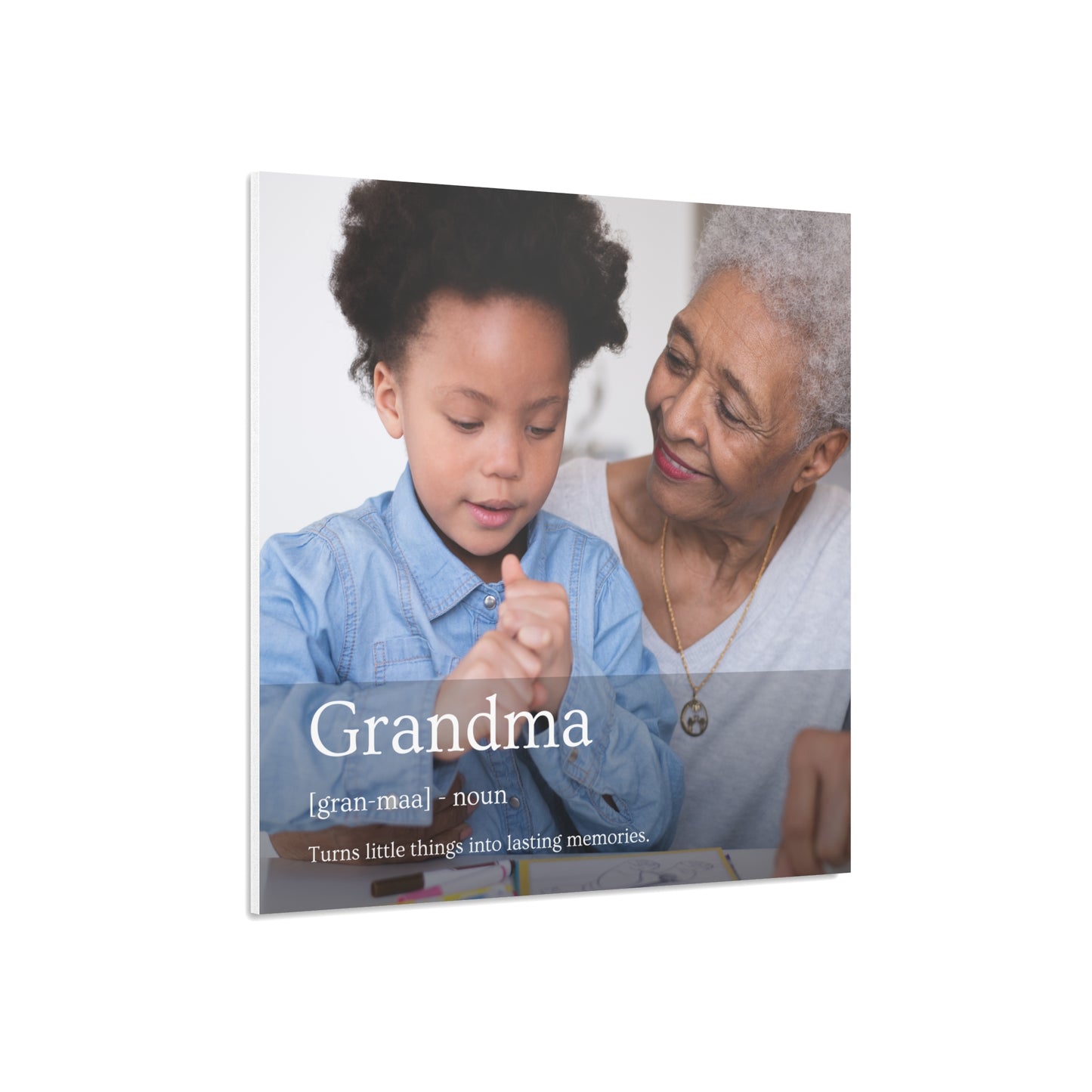 Grandma Definition Foam Board Print