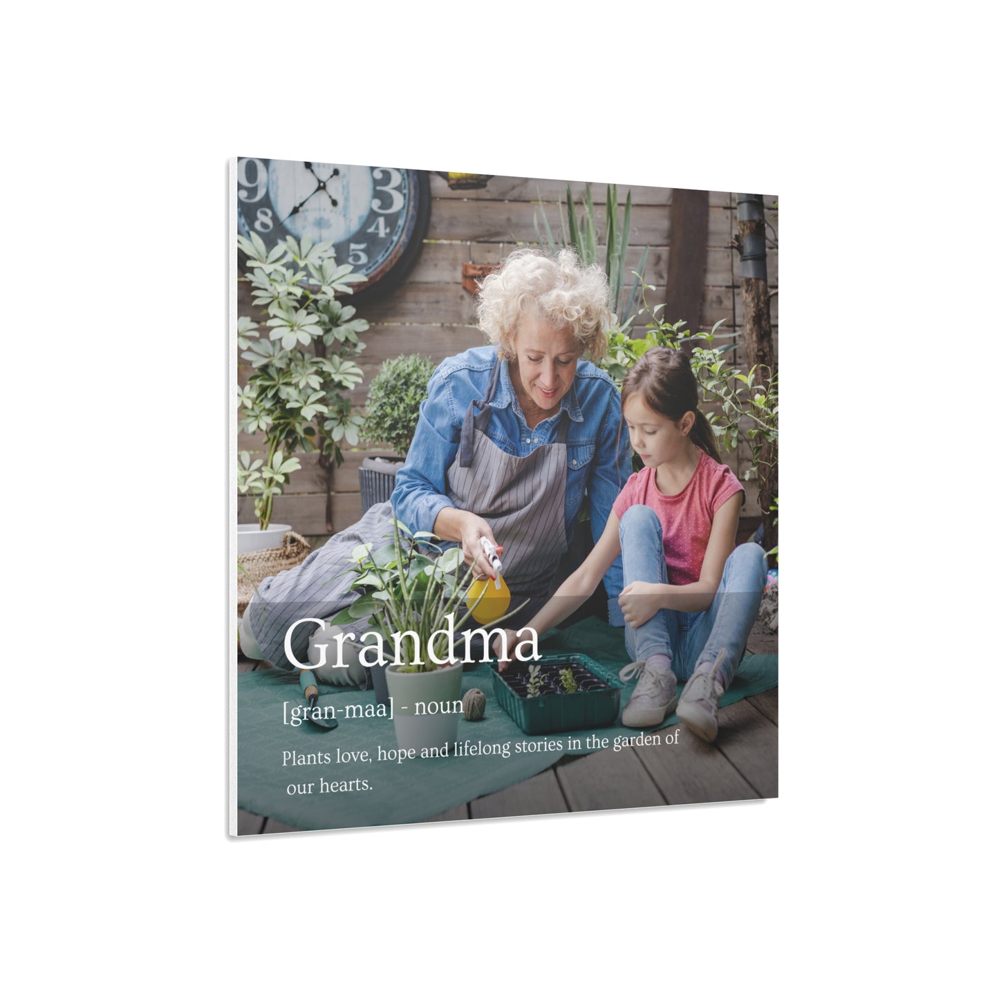 Grandma Definition Foam Board Print