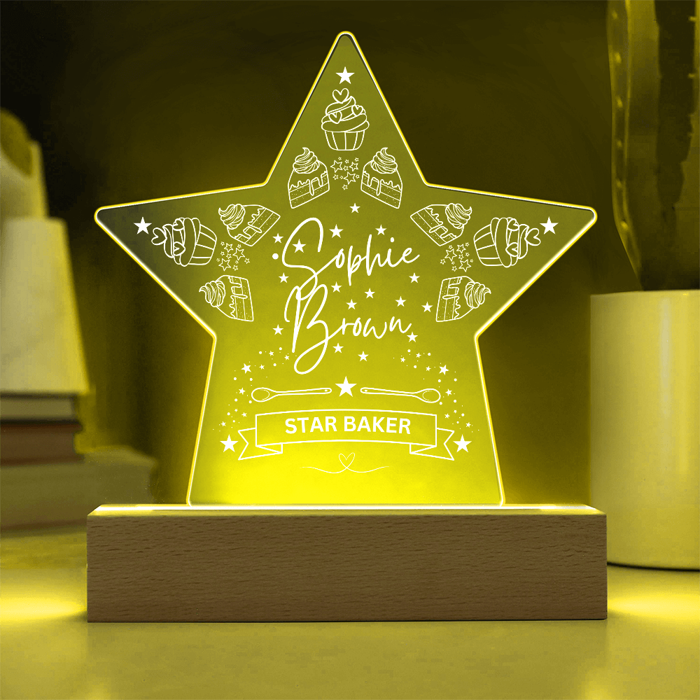 Star Baker Acrylic Plaque