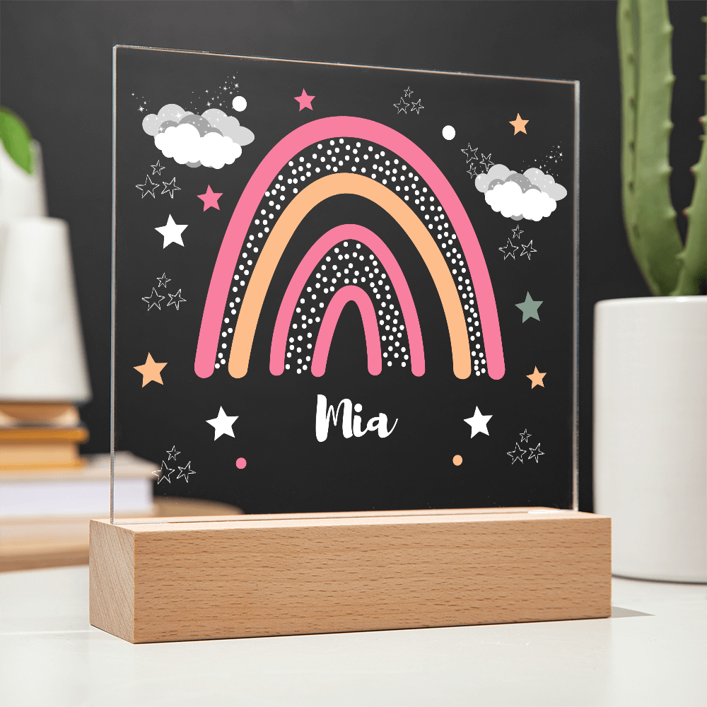 Rainbow Acrylic Plaque