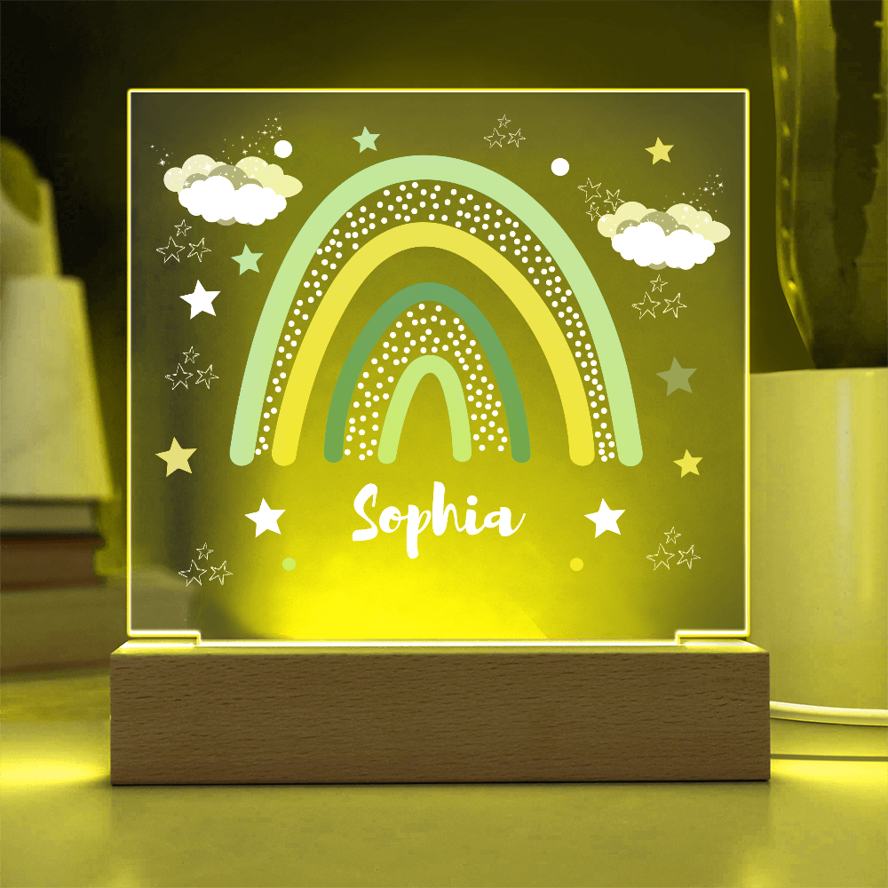Rainbow Acrylic Plaque
