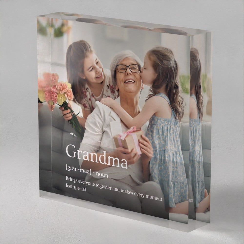 Grandma Definition Acrylic Prism