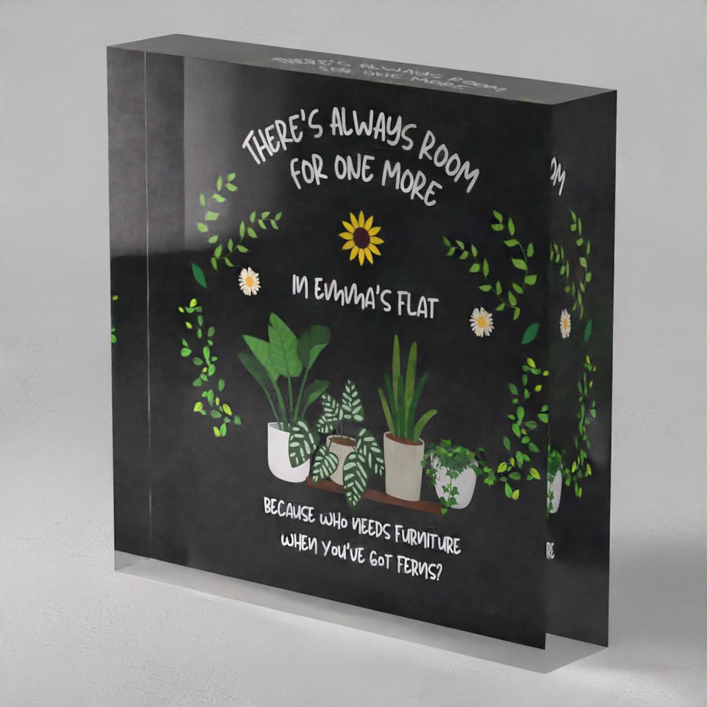One More Plant Acrylic Prism