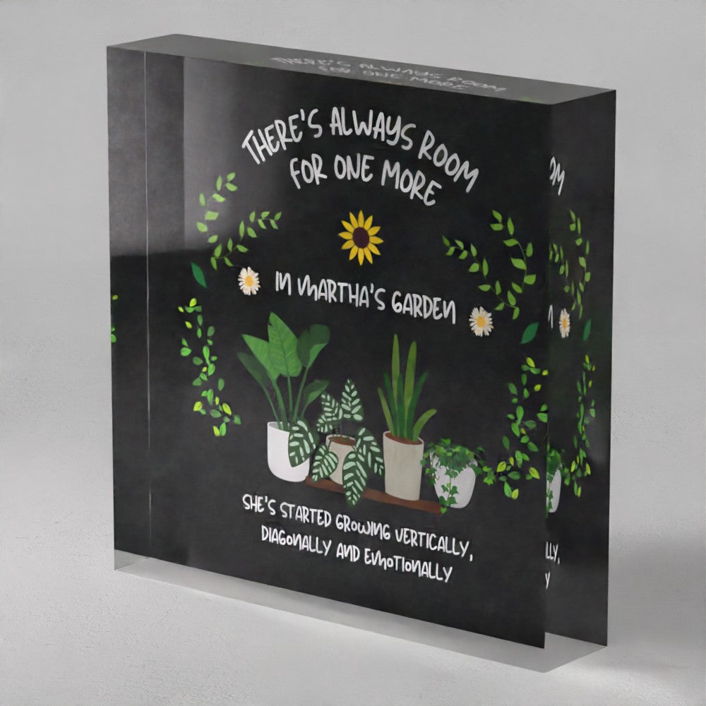 One More Plant Acrylic Prism