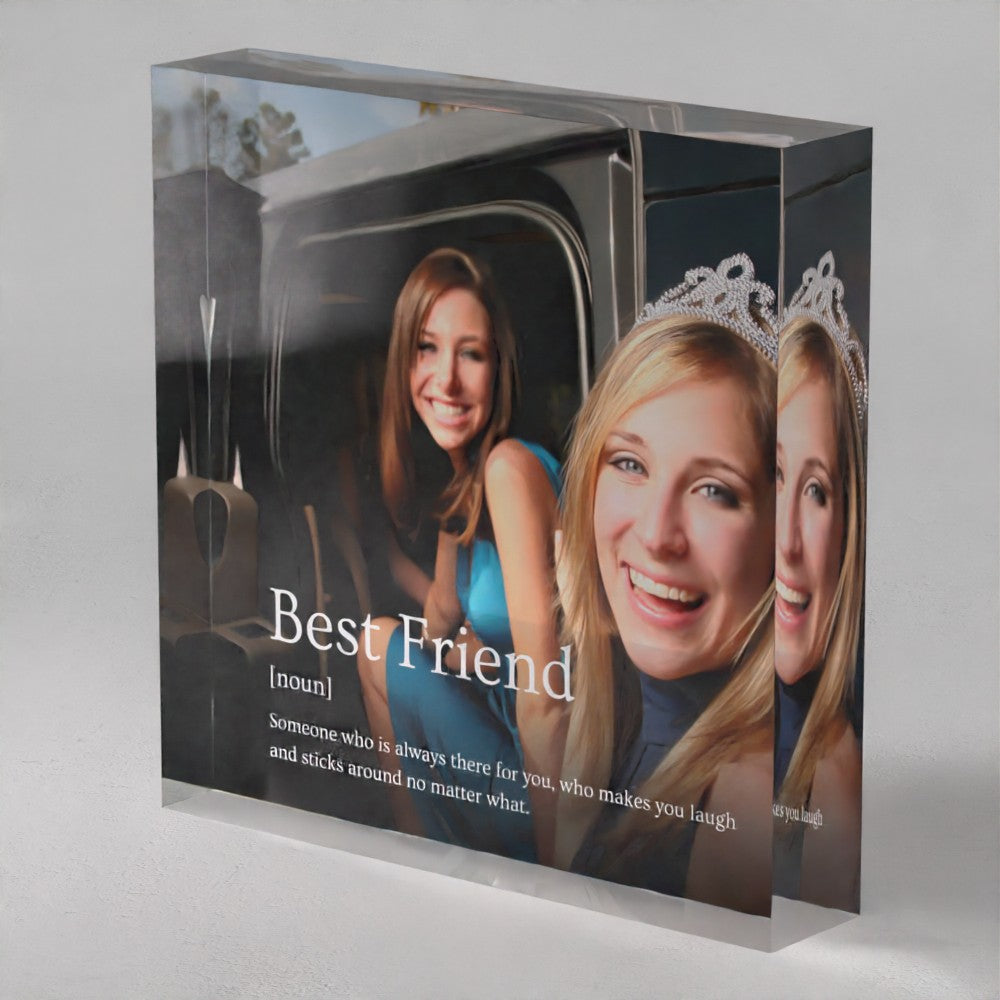 Friendship Definition Acrylic Prism