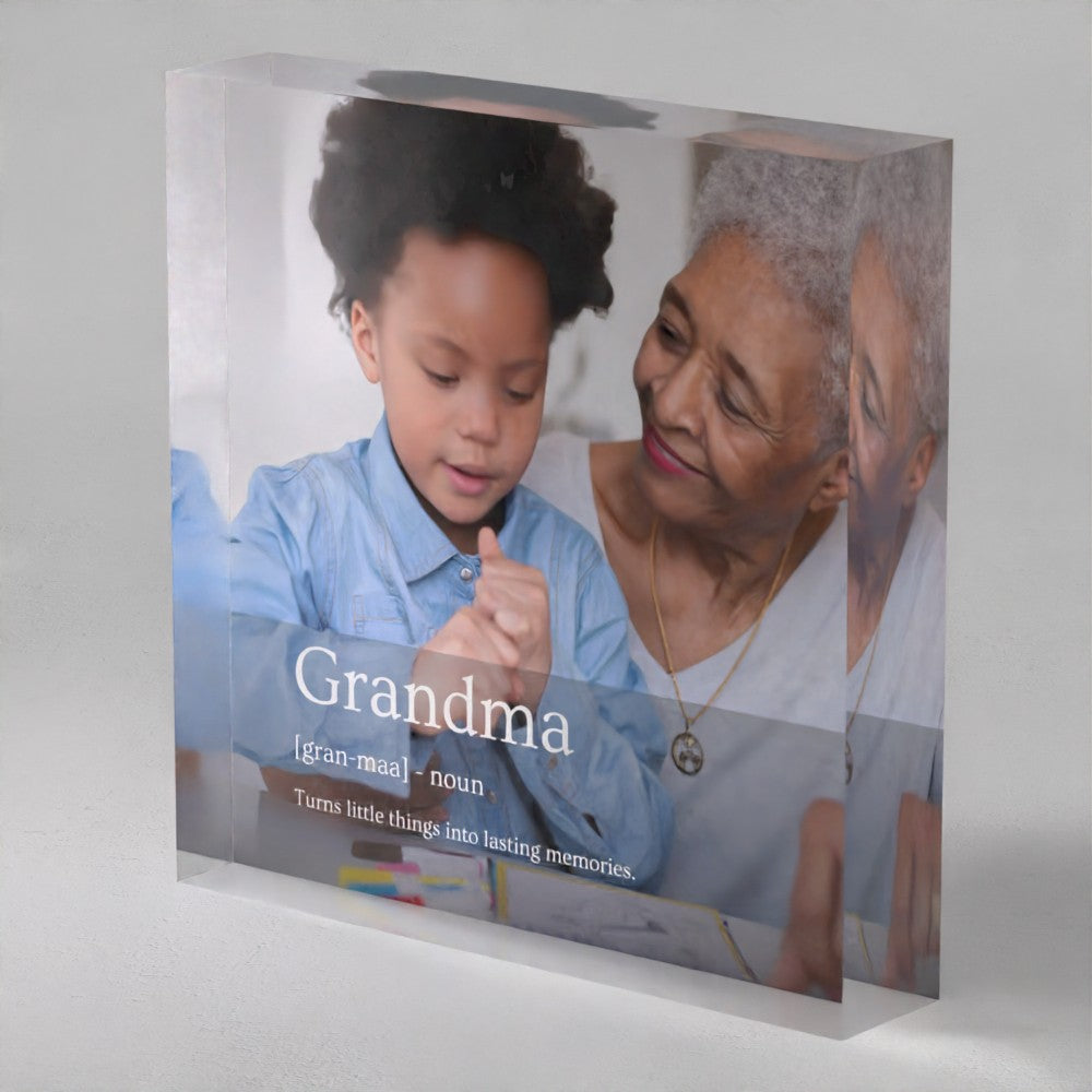Grandma Definition Acrylic Prism