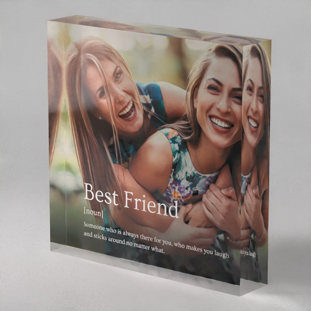 Friendship Definition Acrylic Prism