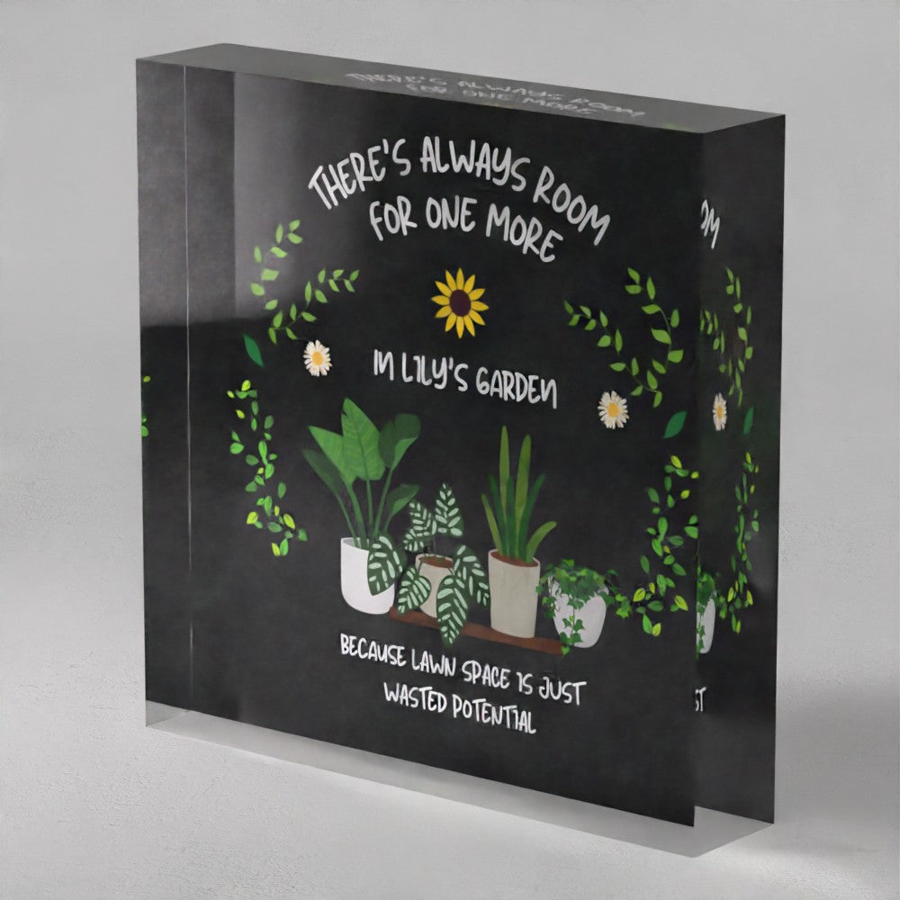 One More Plant Acrylic Prism