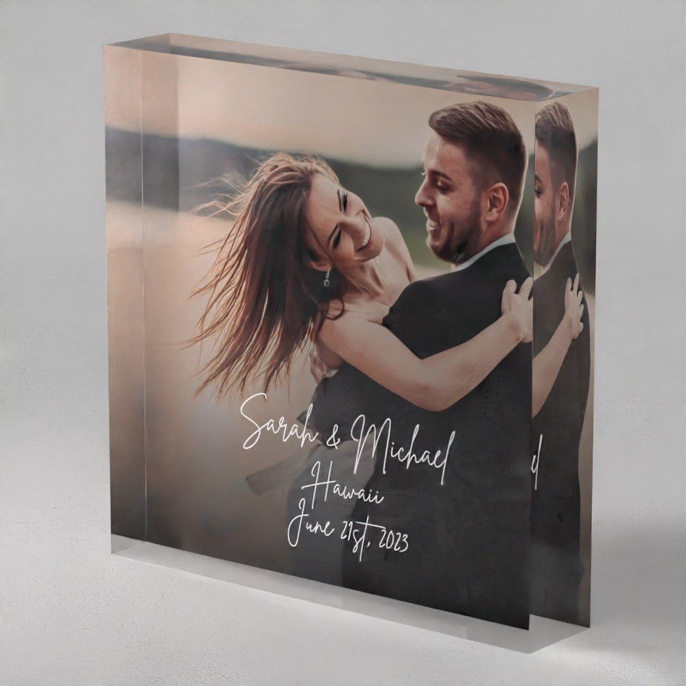Wedding Anniversary Acrylic Prism