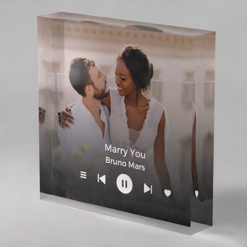 Wedding Song Acrylic Prism