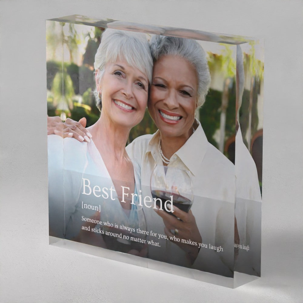 Friendship Definition Acrylic Prism