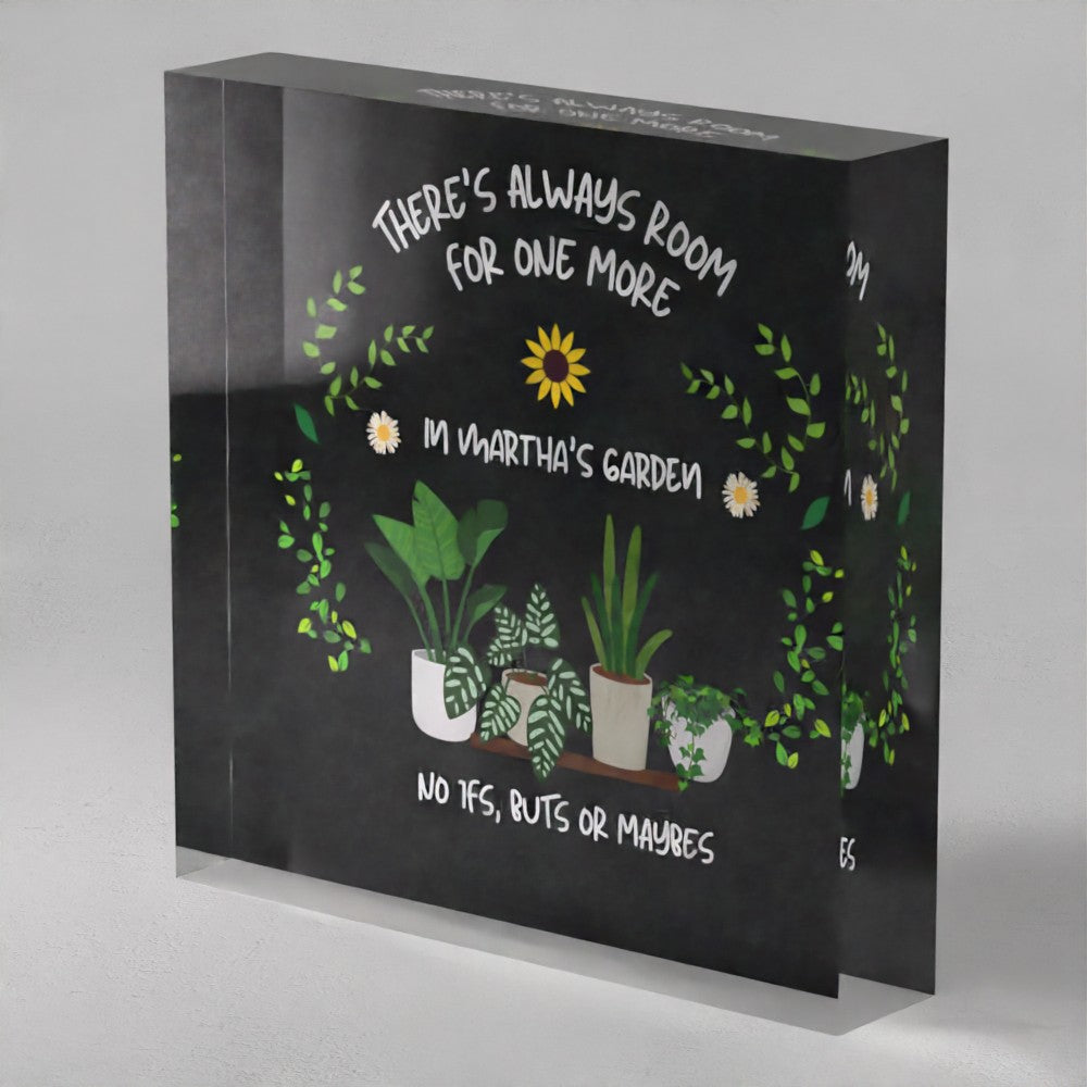 One More Plant Acrylic Prism