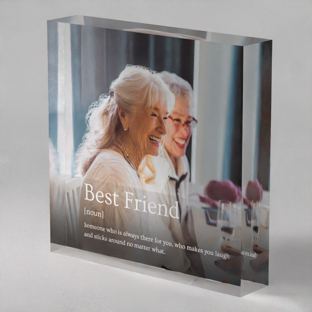 Friendship Definition Acrylic Prism