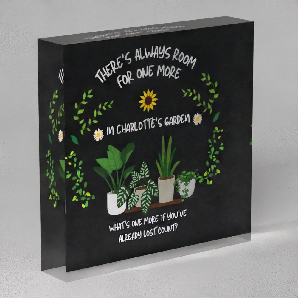 One More Plant Acrylic Prism