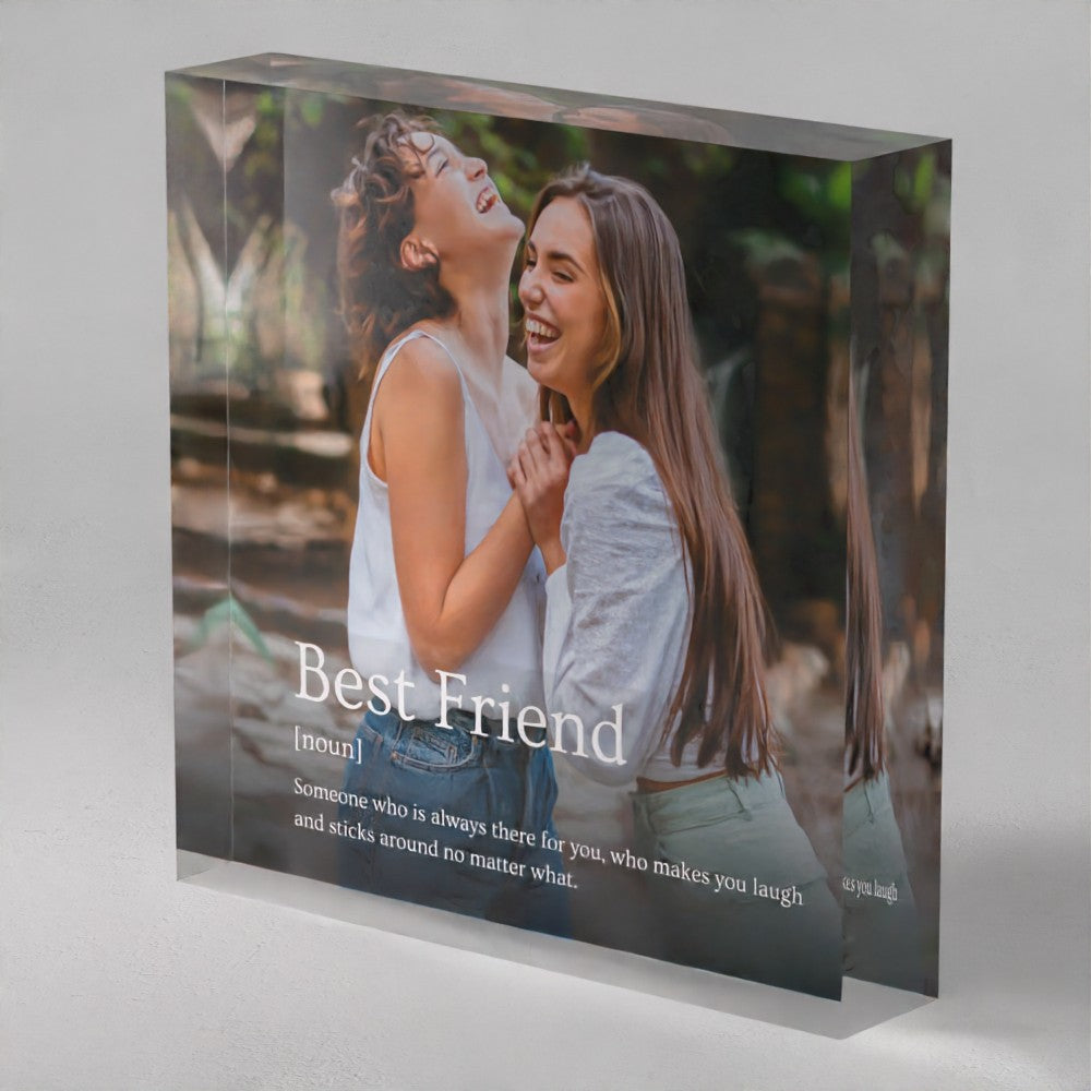 Friendship Definition Acrylic Prism