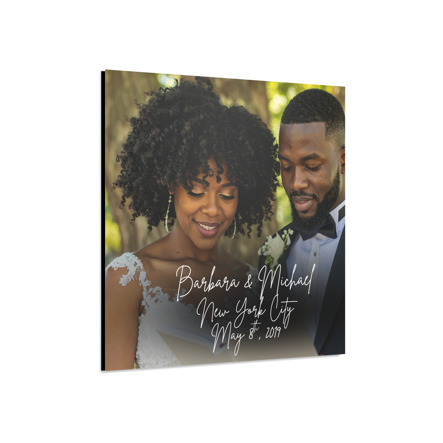 Wedding Anniversary Foam Board Print