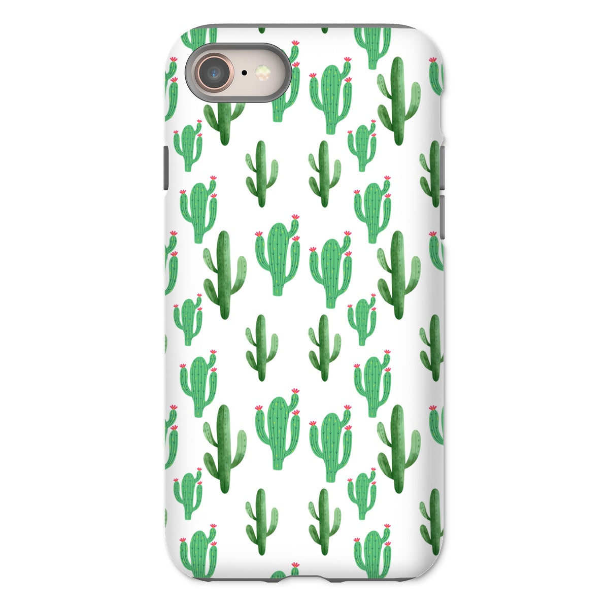 Cactus White Tough Phone Case