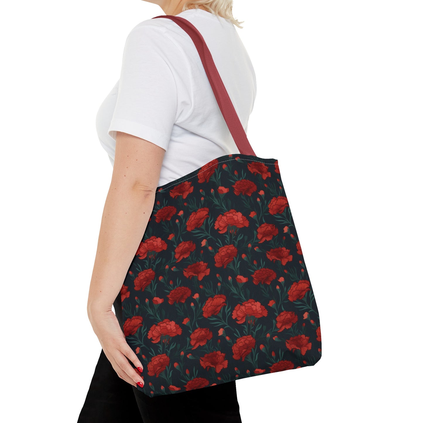 Red Carnations Tote Bag