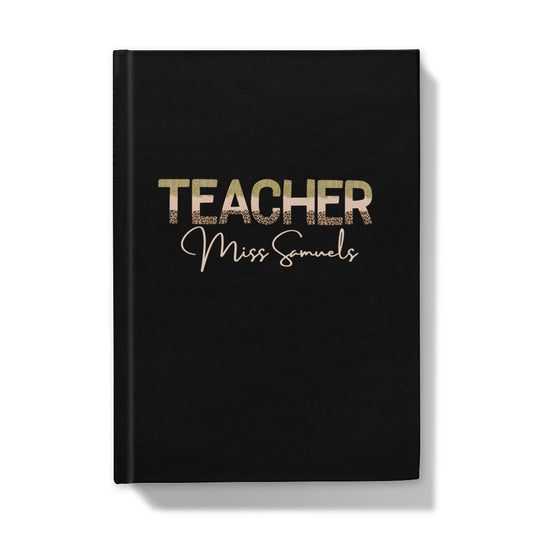 Animal Print Teacher Hardback Journal