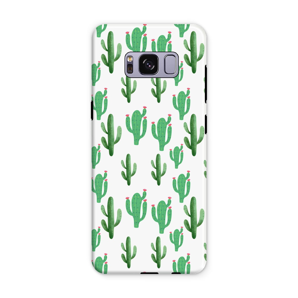 Cactus White Tough Phone Case