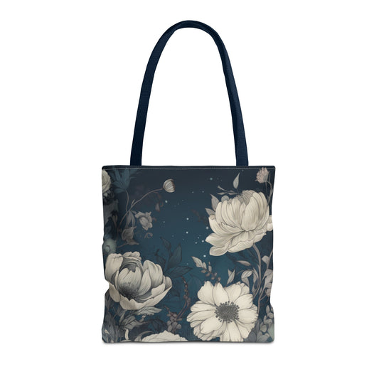 Evening Sky Peonies Tote Bag