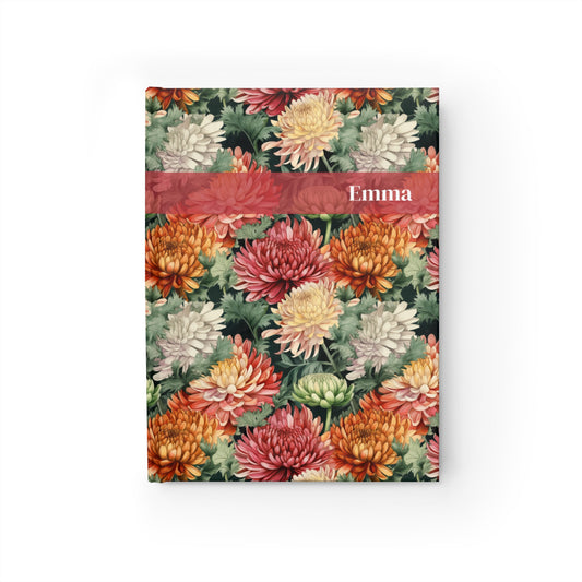 Chrysanthemum Journal - Ruled Line