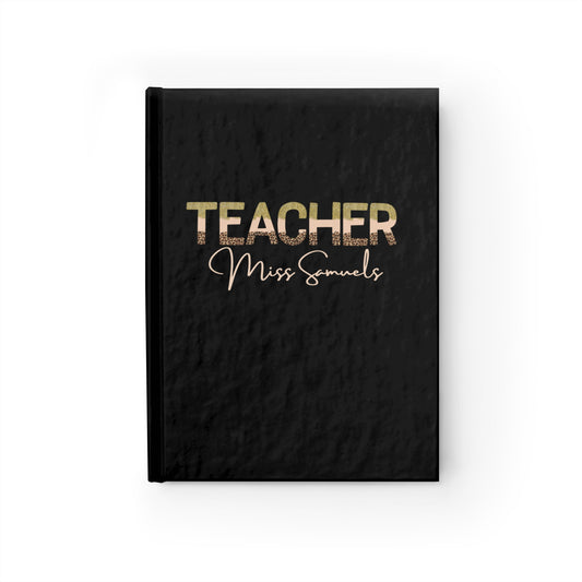 Animal Print Teacher Journal - Ruled Line