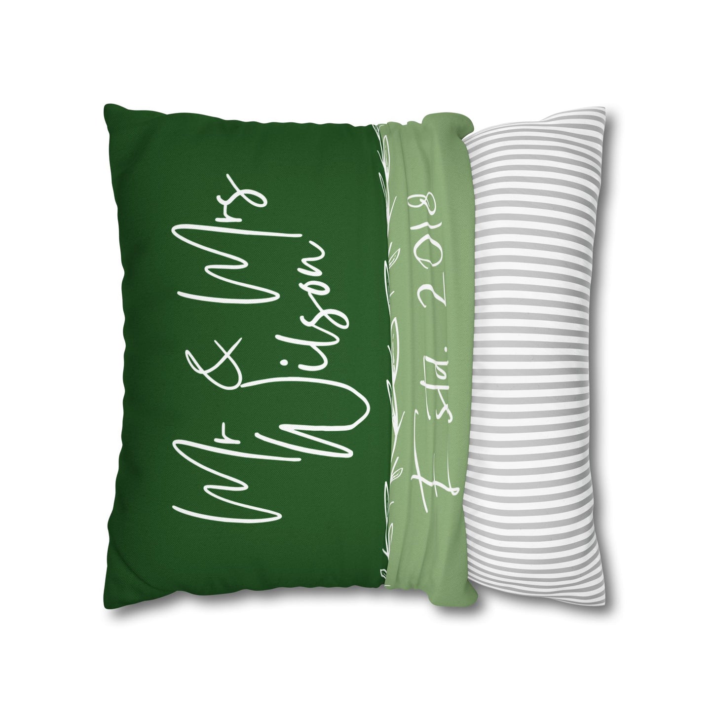 Mr & Mrs - Square Pillowcase