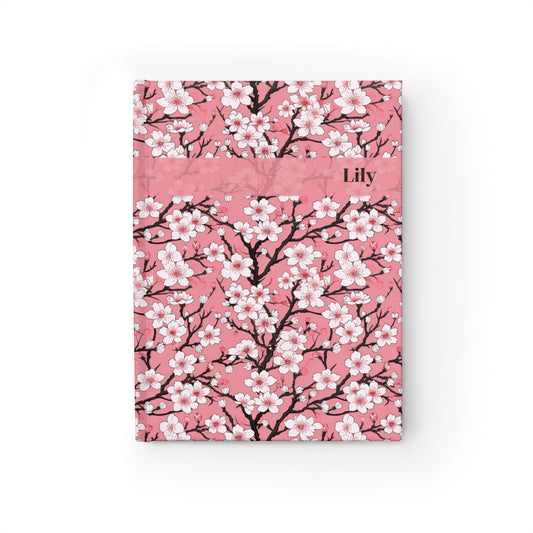 Cherry Blossom Pink Journal - Ruled Line