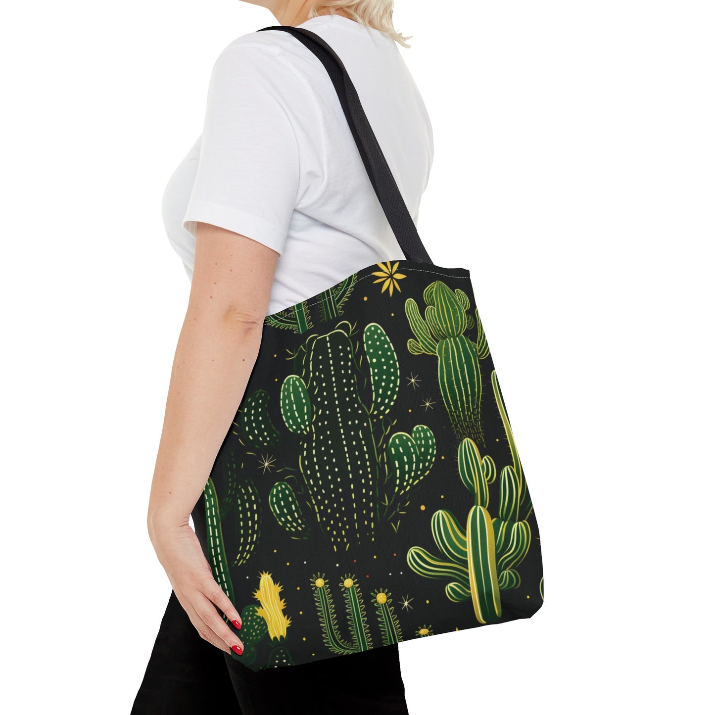 Sparkly Cactus Tote Bag