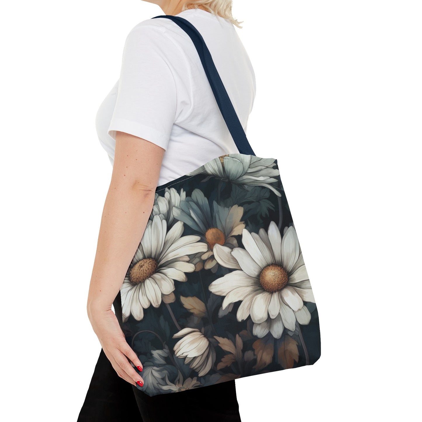 Night Daisies Tote Bag