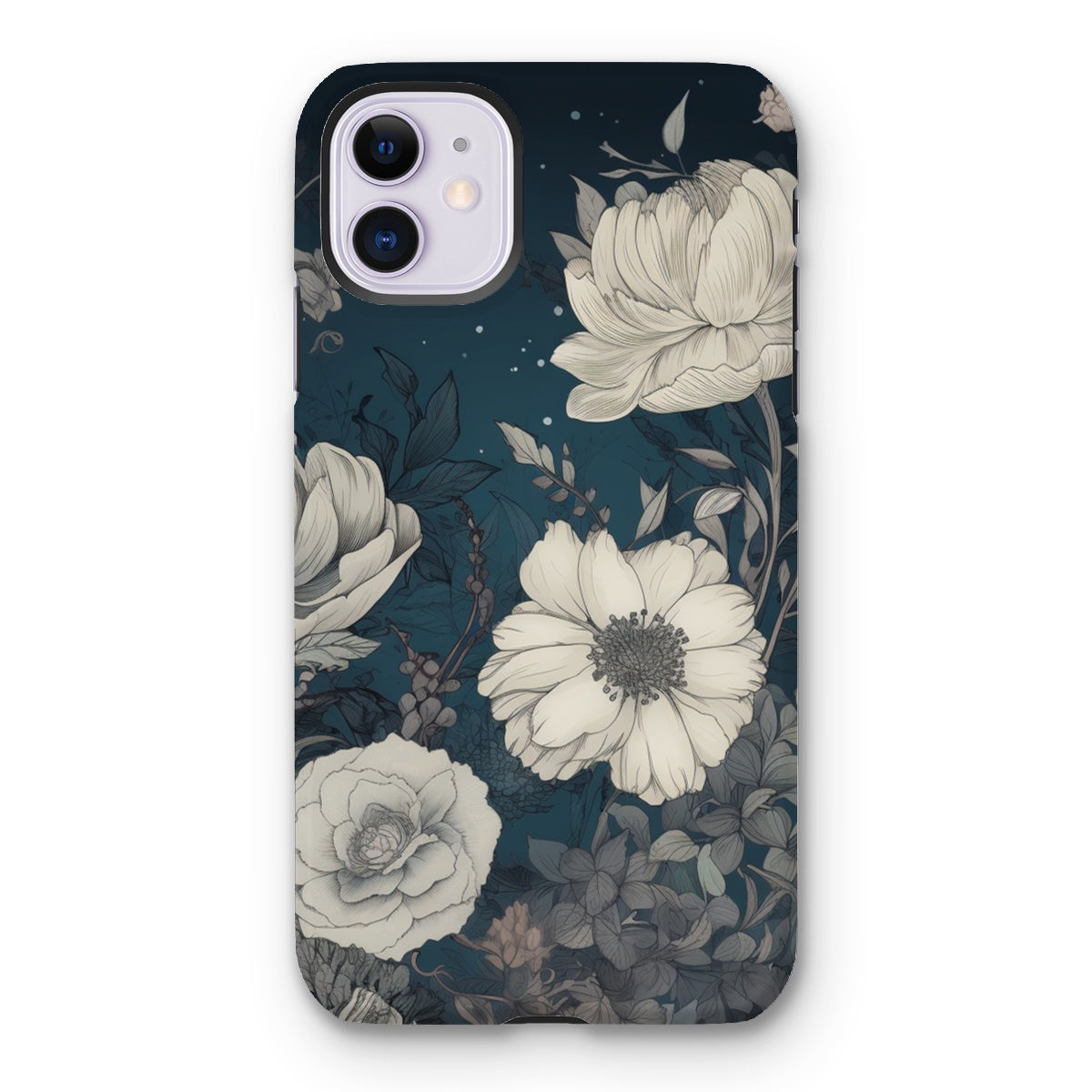 Evening Sky Peonies Tough Phone Case