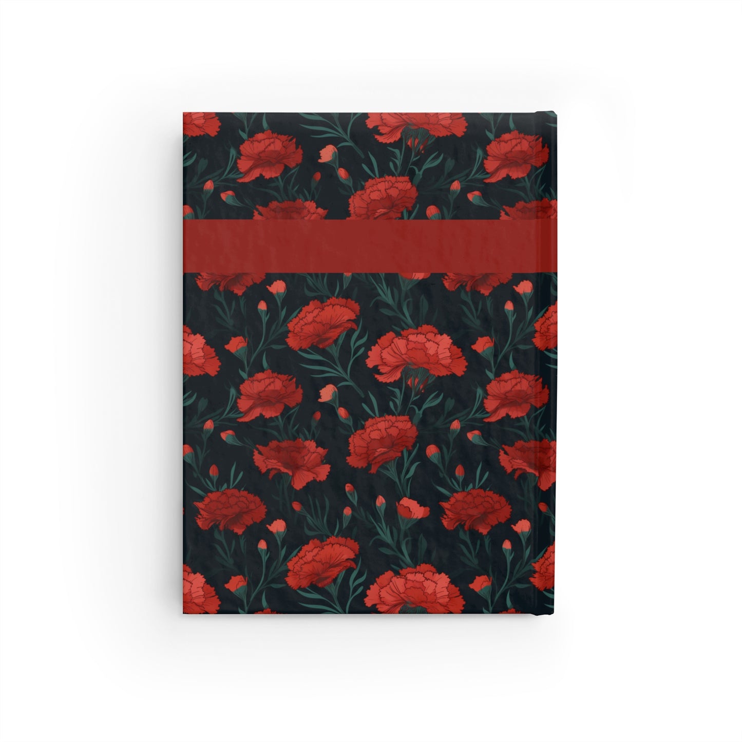 Red Carnations Journal - Ruled Line