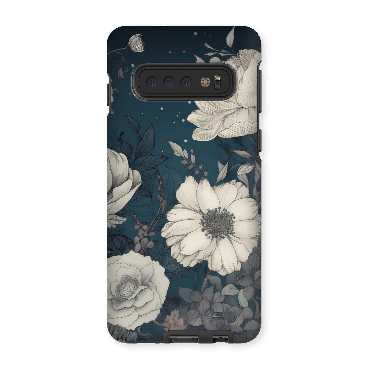 Evening Sky Peonies Tough Phone Case