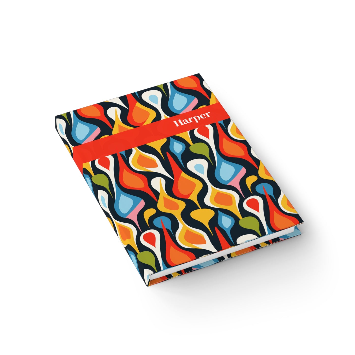 Retro Abstract Journal - Ruled Line