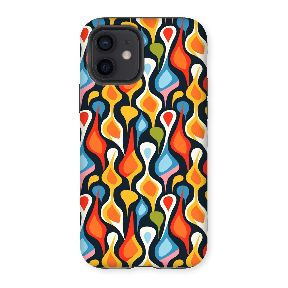 Retro Abstract Tough Phone Case