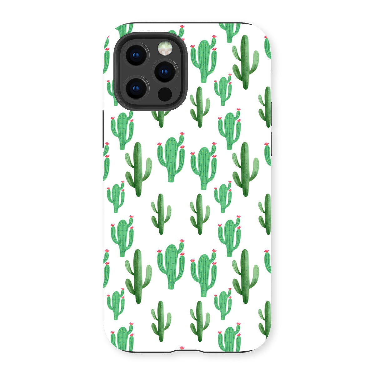 Cactus White Tough Phone Case