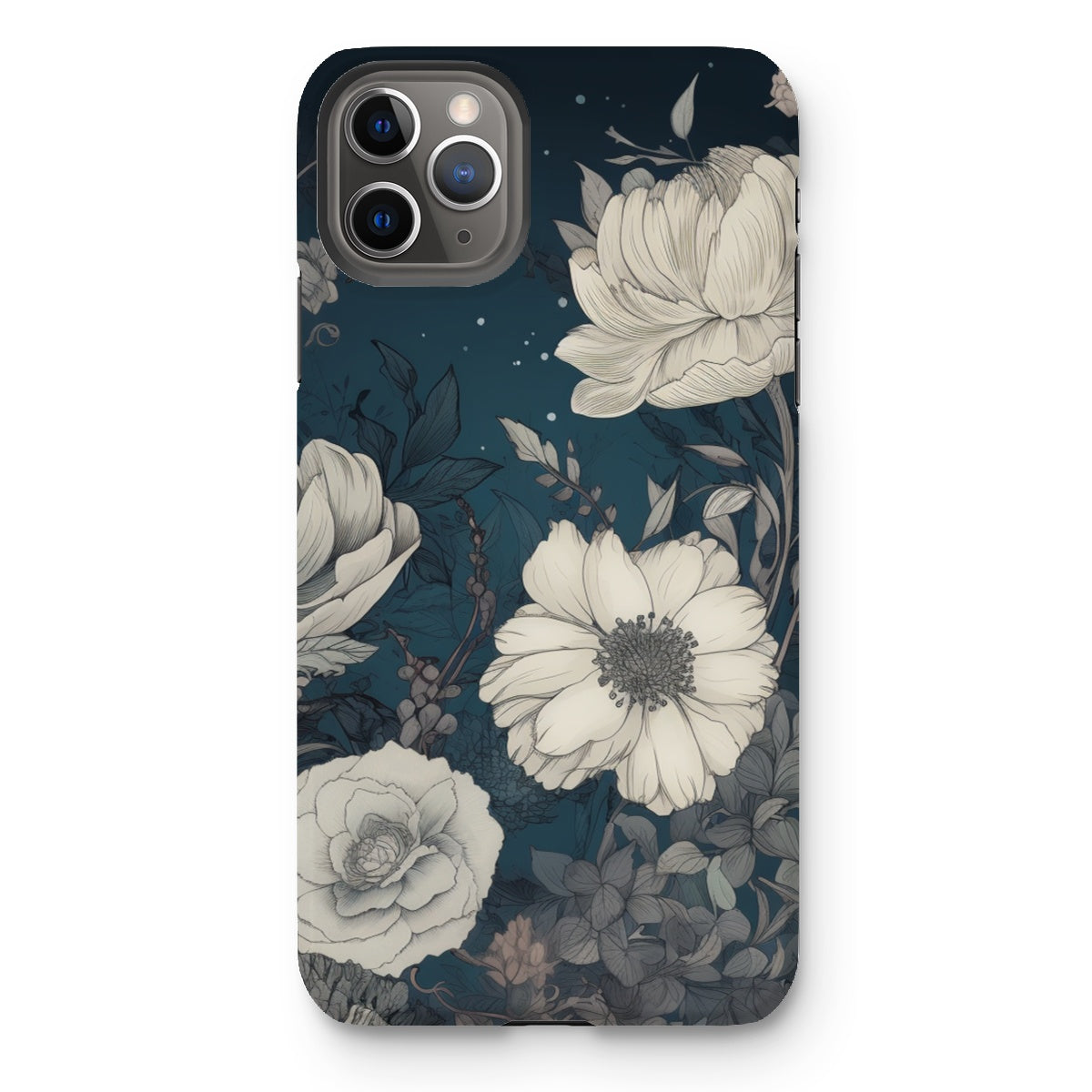 Evening Sky Peonies Tough Phone Case