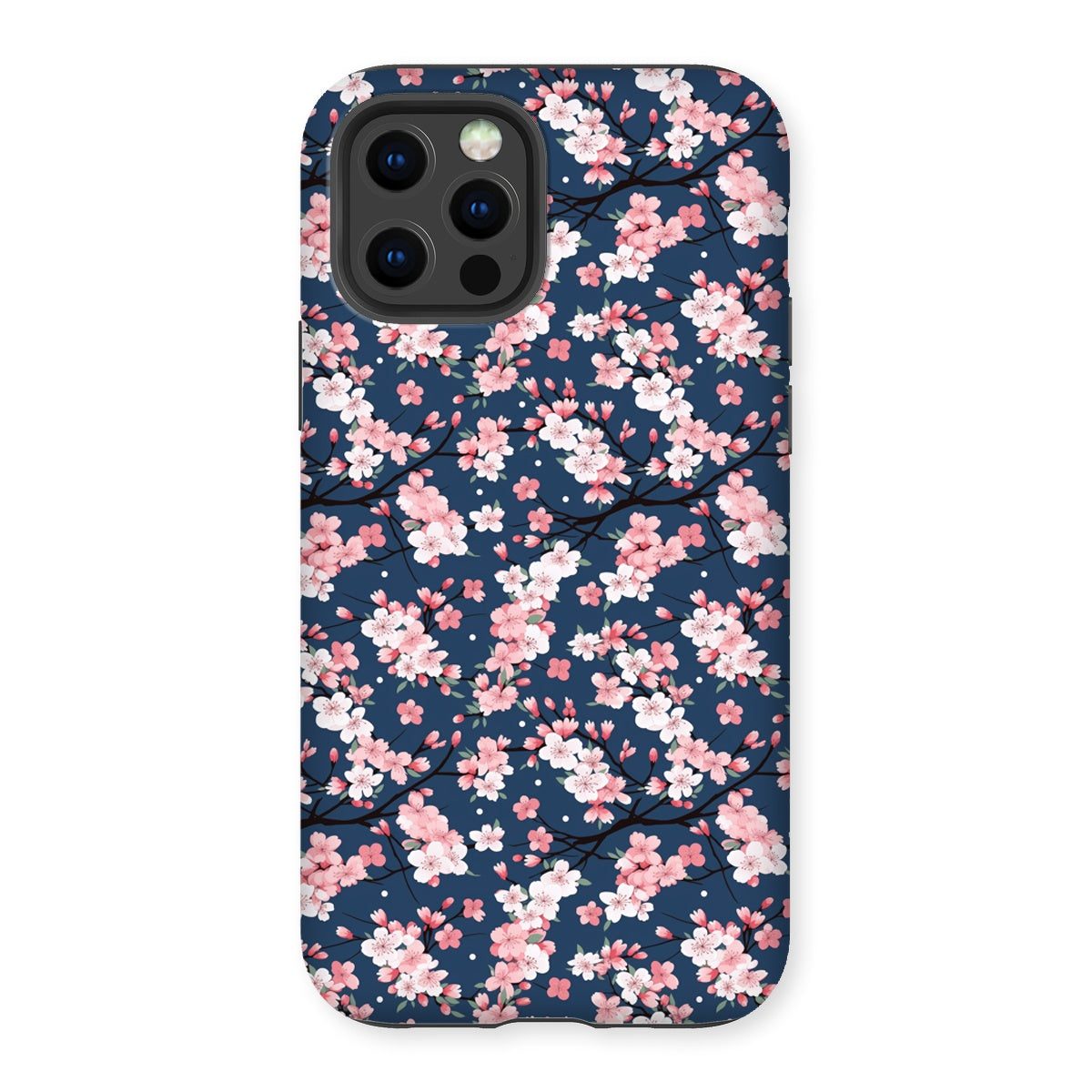 Midnight Cherry Blossom Tough Phone Case