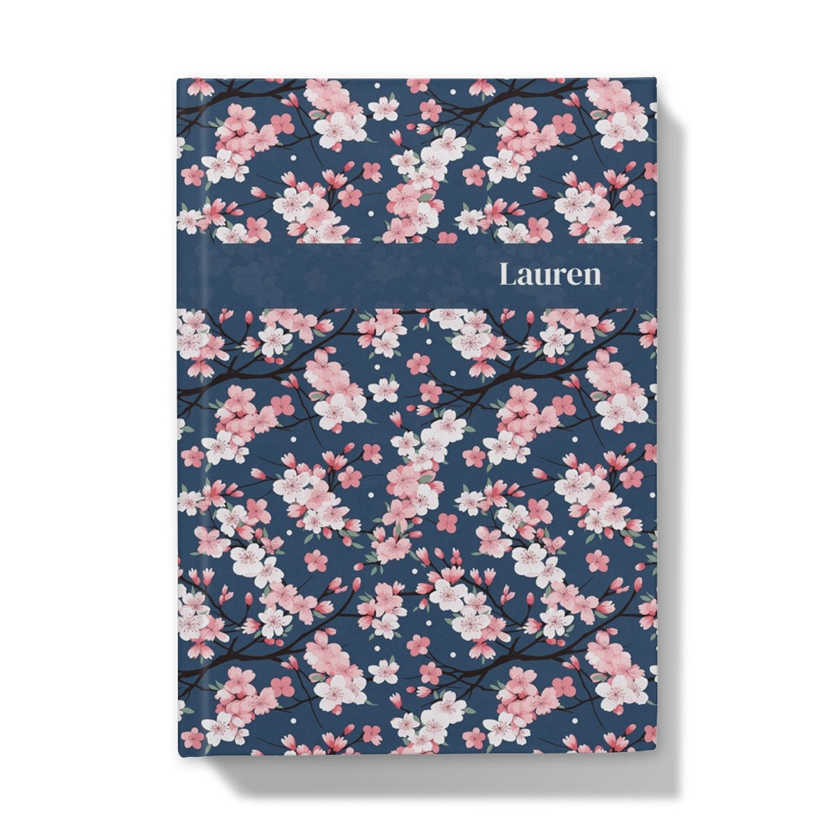 Midnight Cherry Blossom Hardback A5 Journal