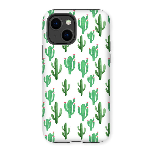 Cactus White Tough Phone Case