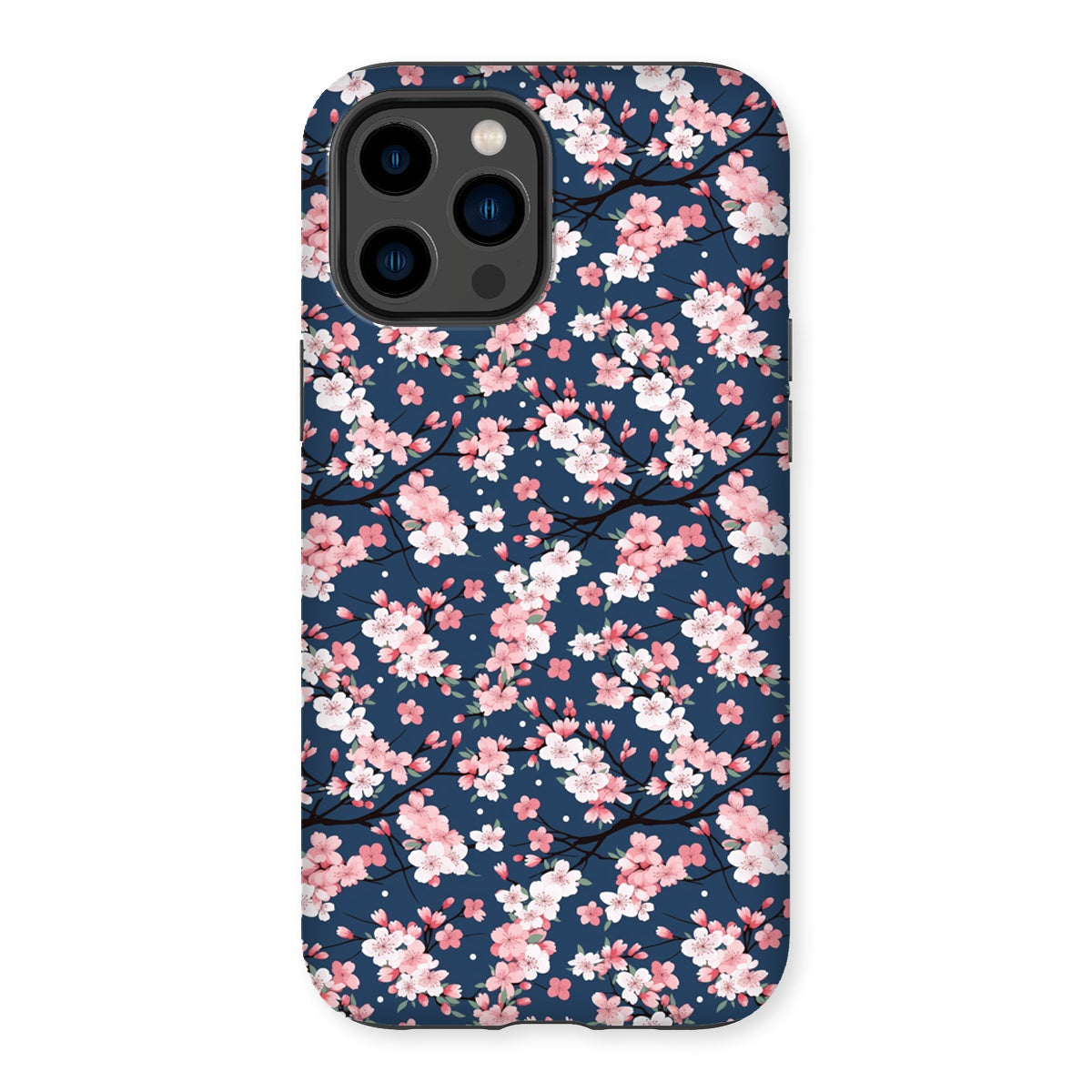 Midnight Cherry Blossom Tough Phone Case