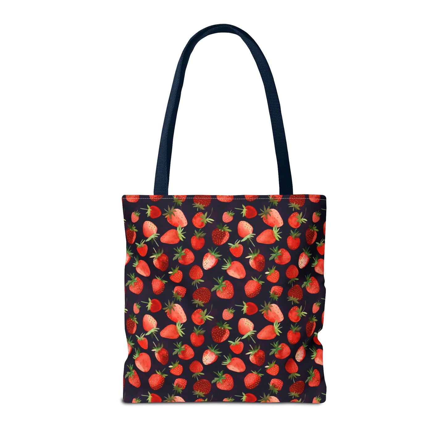 Midnight Strawberries Tote Bag