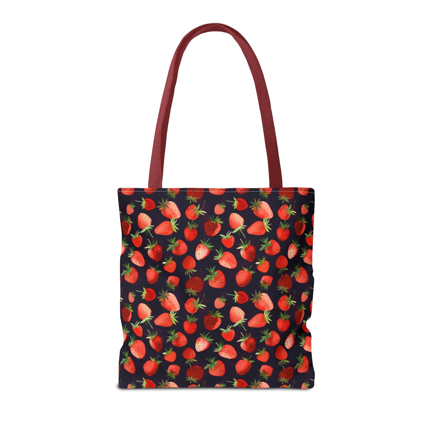 Midnight Strawberries Tote Bag