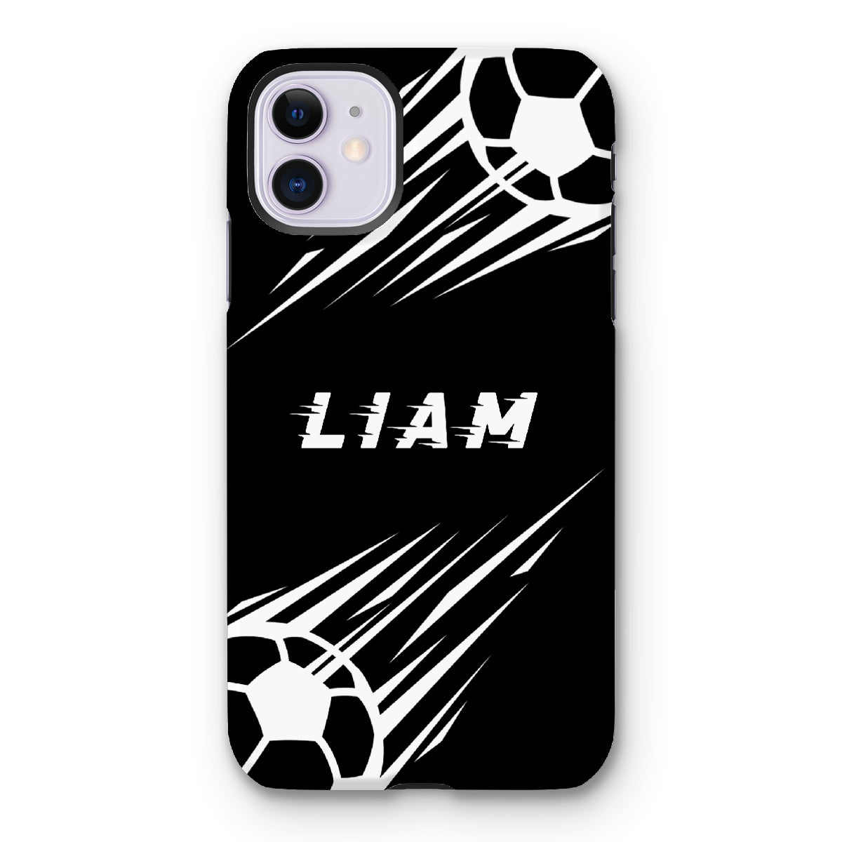 Strike Football Black Tough Phone Case