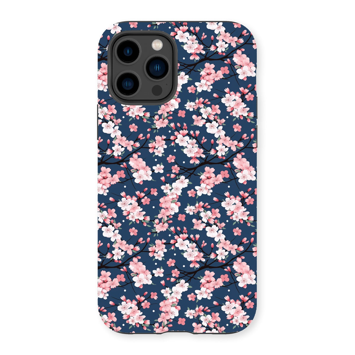 Midnight Cherry Blossom Tough Phone Case