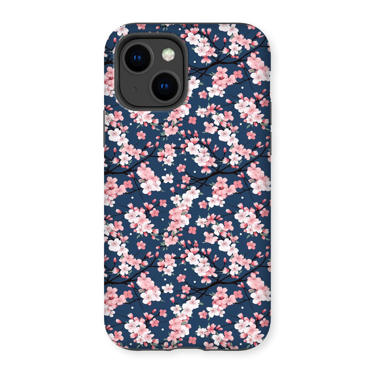 Midnight Cherry Blossom Tough Phone Case